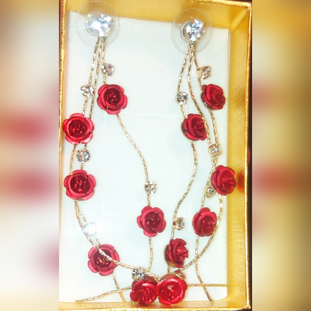Rose Earrings